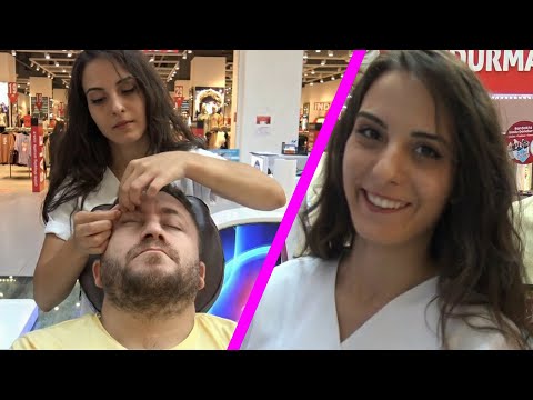 ASMR female chair physiotherapy massage + pelin back, neck, face, eyebrow, arm, palm, sleep massage