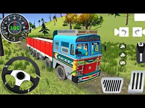Offroad Indian Truck Driver Simulator 2020 Cargo Duty Truck Driving - Android Gameplay #video #viral
