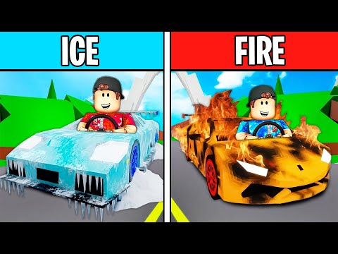 Racing SLOWEST To FASTEST Ice Vs Fire In Brookhaven RP!!