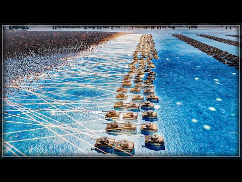 5100 Super Laser Tanks vs 600.000 Jedi Knights - Ultimate Epic Battle Simulator 2