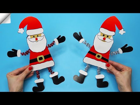 DIY paper crafts Paper toys Christmas crafts santa claus DIY santa claus