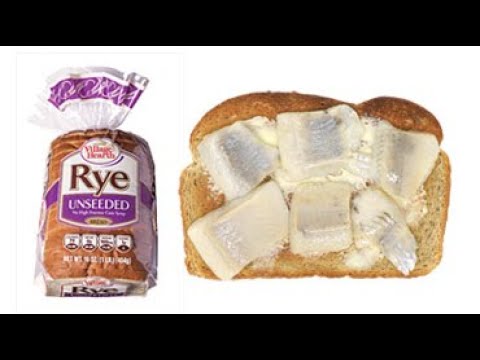 Danish Delight on Village Hearth Unseeded Rye Bread