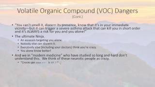 Volatile Organic Compounds (VOC) Dangers in CIRS