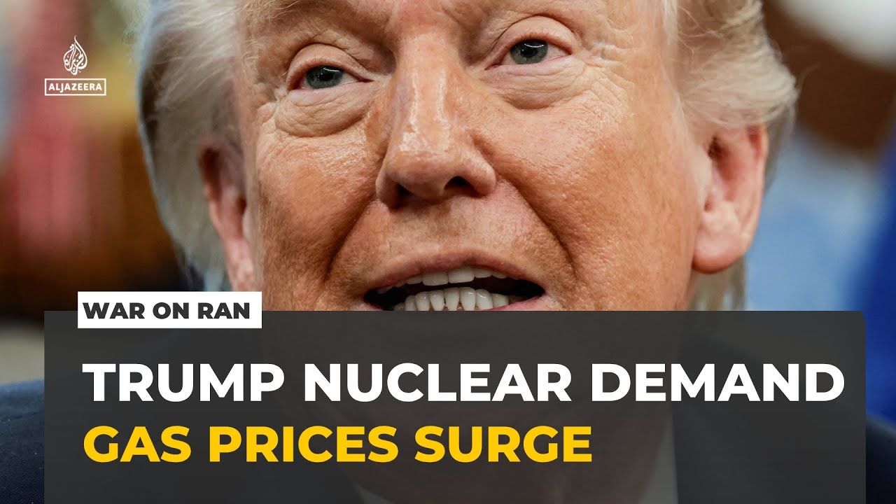 Trump says Iran must abandon nuclear ambitions as gas prices surge in US