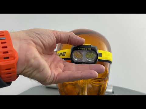 Nitecore UT27 - 800 compact Li-ion rechargeable headlamp with 3 light sources, rechargeable batte...