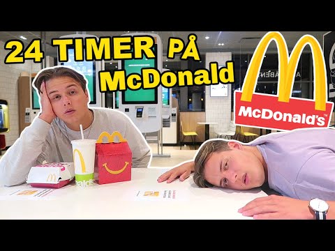 24 TIMER på McDonald!! | 24 Timers Challenge