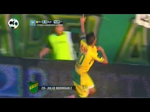 Gol Julio Rodríguez - Defensa y Justicia 1 Vs San Lorenzo 0 - Primera División 2014