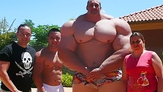 Real Life Giant Morgan Aste!  Biggest Wrestler Ever Trains In USA