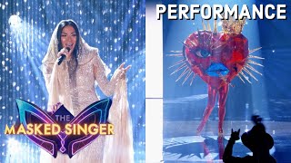 Nicole Scherzinger &amp; Queen of Hearts sing “Dream On” by Aerosmith | THE MASKED SINGER | SEASON 6