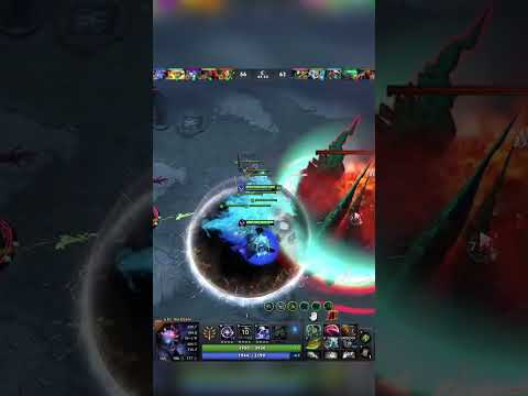 Arc Warden Insane Backdoor Win  #dota2  #shorts