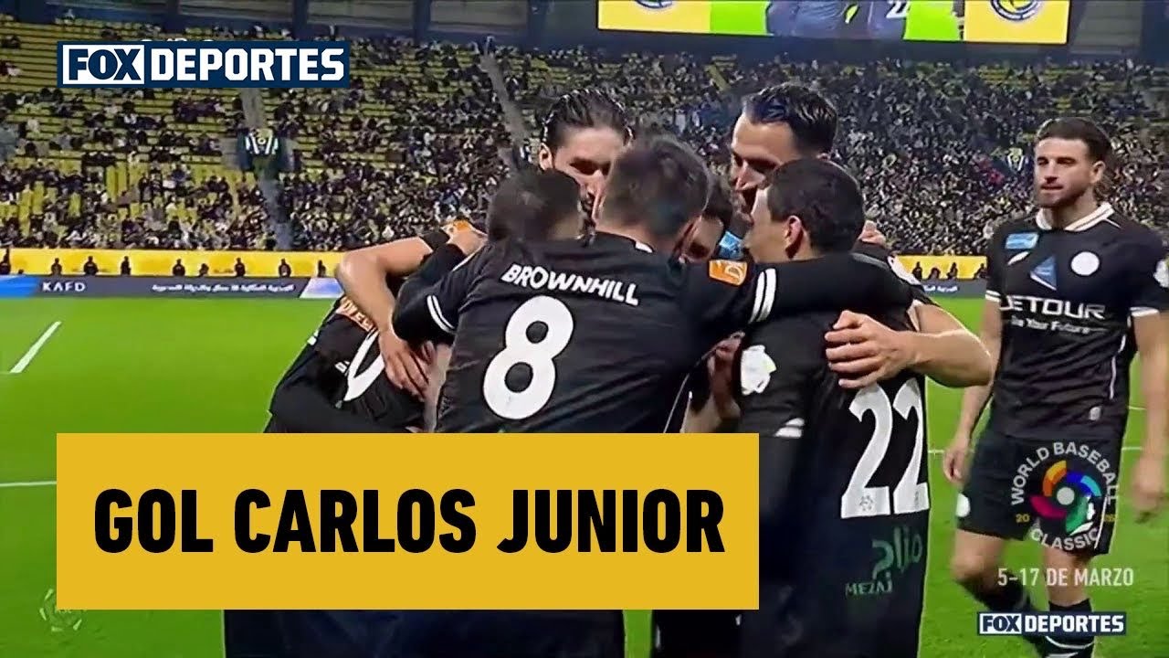 🔥 GOL Carlos Junior, con pase de Yannick Carrasco | Al-Nassr 2-2 Al-Shabab | SPLenFOX 2025/26