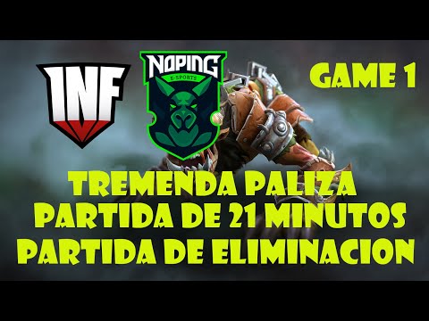 INFAMOUS vs NOPING [BO3] [GAME 1] ! - TREMENDO ABUSO ! - StarLadder Minor Season 3 SA Qualifier