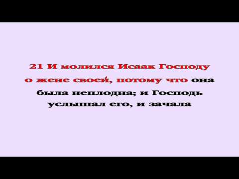 Видеобиблия. Бытие. Глава 25