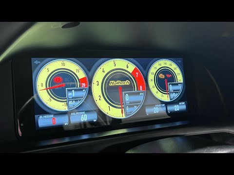 Haltech UC-10 digital dash install on my R32 Nissan Skyline!
