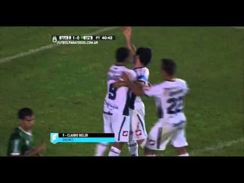 Gol de Bieler. Quilmes 1 - Sp. Belgrano 0. 32avos de final. Copa Argentina 2015. FPT