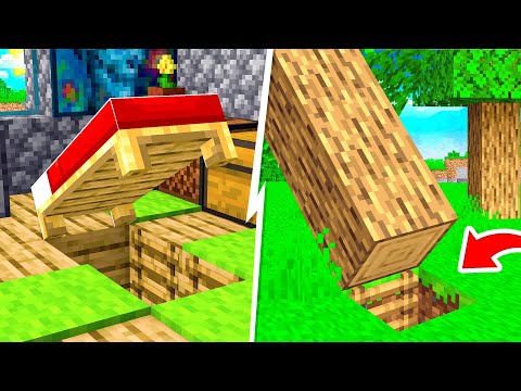 I Cheated with SECRET ENTRANCES in Minecraft Build Battle