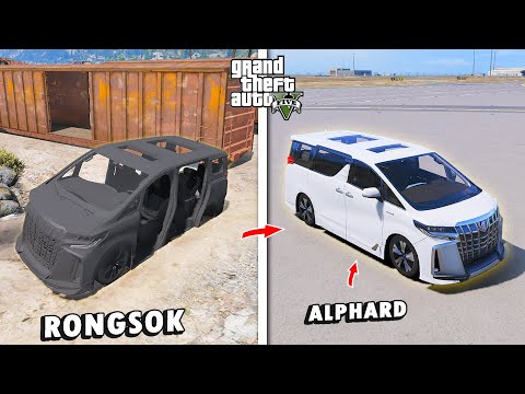 I Found a DAMAGED Alphard and FIXED IT in GTA 5