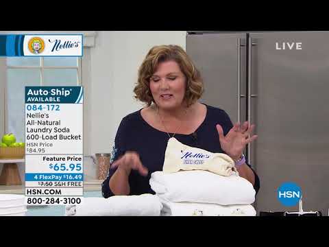 Nellie's AllNatural Laundry Soda 600Load Bucket