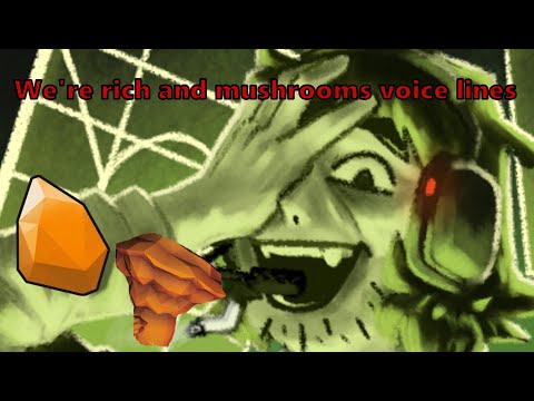 Greedy Texan "We're Rich!" and "Mushrooms" voice lines - Deep Rock Galactic