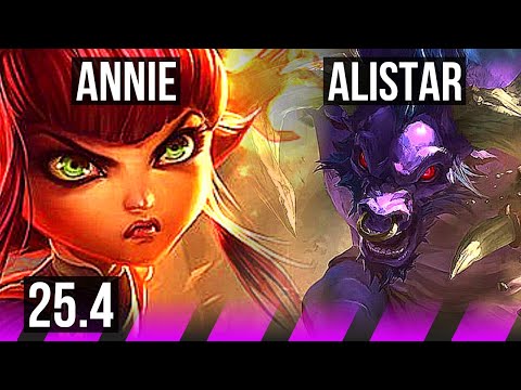 ANNIE & Vayne vs ALISTAR & Ezreal (SUP) | KR Master | 25.4