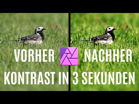 Affinity Photo Quick Tipp: Kontrast in 3 Sekunden - Leicht und Schnell