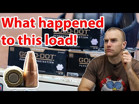 9mm Speer Gold Dot 147 gr JHP Ammo Gel Test