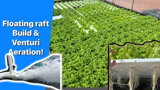 Thumbnail for video: DIY hydroponic floating raft system build, Venturi aeration, and planting! Hydroponic garden!