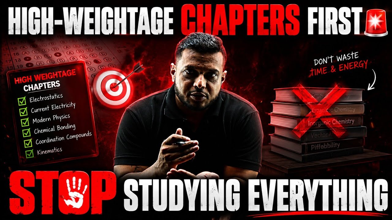 11th Wasted 🤯| imp. Chapter List | Imp. Message For IIT JEE Aspirants 🚨|| SERIOUS ASPIRANTS| IIT JEE