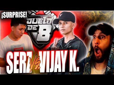¿CÓMO SERZ la SORPRESA del DÍA? 🤣 Español Reacciona a VIJAY KESH vs SERZ | Duelo de 8
