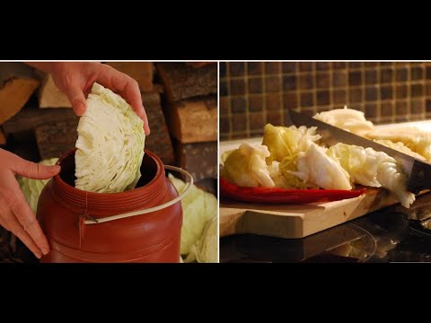 , title : 'λάχανο τουρσί πώς βάζουμε λάχανο σε άλμη (2) μόνο με δύο υλικά νέο βίντεο pickled cabbage'