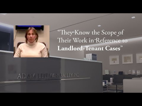 “They Know the Scope of Their Work in Reference to Landlord-Tenant Cases” testimonial video thumbnail