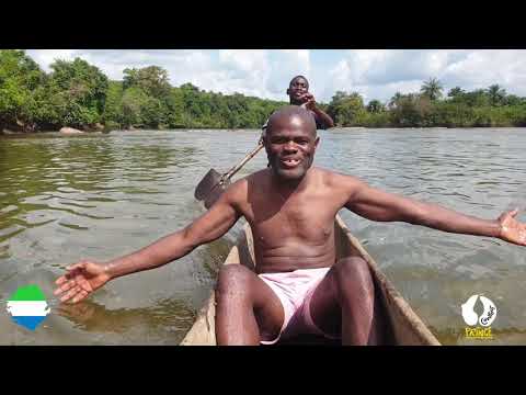 Usifu Jalloh Cowfoot Prince on River Rokel in Sierra Leone.