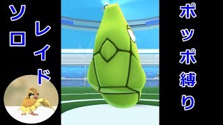 【ポケGO実況】無謀な挑戦？ポッポ1体でトランセル倒したい！