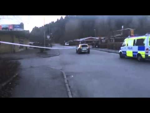 Larm om skottlossning i bostadsområde