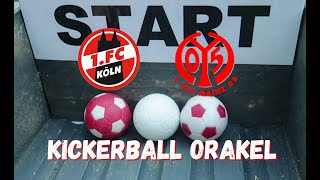 Köln - Mainz | 28. Spieltag 2021 | Kickerball Orakel/Marble Race