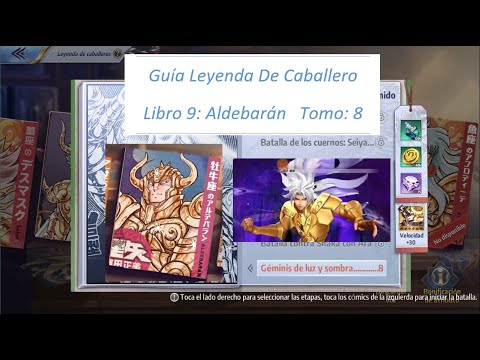 🔱Guía Leyenda de Caballeros🔱 - Libro 9 - ALDEBARAN- Gemenis de Luz y Sombra - 8