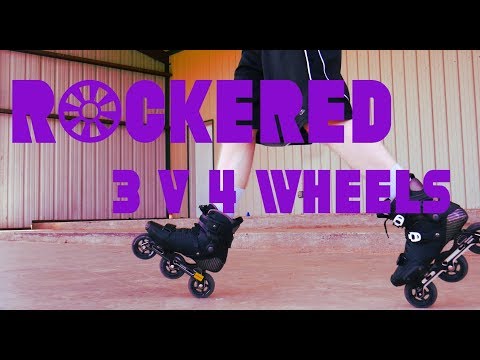Rockered: 3 v 4 Wheel Inline Skates Comparison