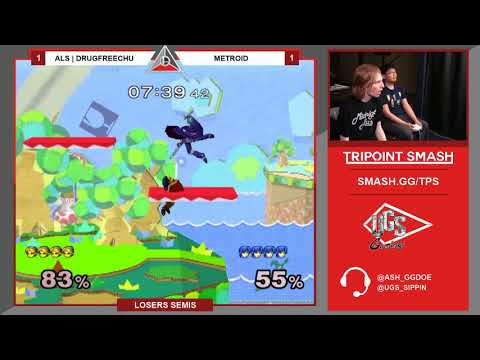 ALS | Drugfreechu (Y. Link) vs metroid (Marth) - Tripoint Smash 15 Melee Losers Semis