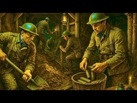 What Life Was REALLY Like for British Tunnelers Beneath Messines During World War 1