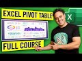 Master Excel Pivot Tables Excel Slicers And Interactive Excel Dashboards FULL COURSE