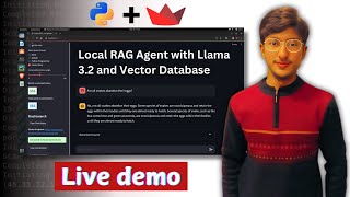 Download the video "Build a Local RAG Agent with Llama 3.2 and Vector Database | 100% Private AI Chatbot"