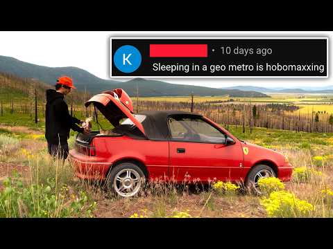 Thumbnail for Living Out of my Tiny Car by Geo Metro