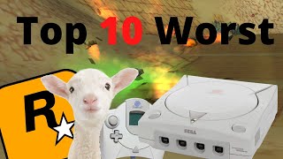 Top Ten Worst Dreamcast Games