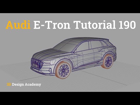 Advanced Autodesk Alias Tutorials - Audi E-Tron SUV 190