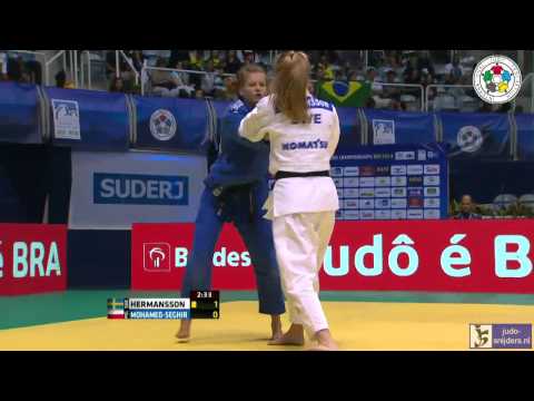 Judo 2013 World Championships Rio de Janeiro: Hermansson (SWE) - Mohamed Seghir (POL) [-63kg]