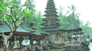 The Kehen Temple or Pura Kehen in Bangli in the rain, Bali Indonesia