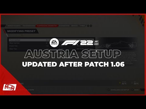 F1 22 Updated Austria Setup - Patch 1.06 / 1.07