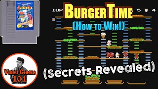 Burger Time Strategy | How to Win! | Video Games 101