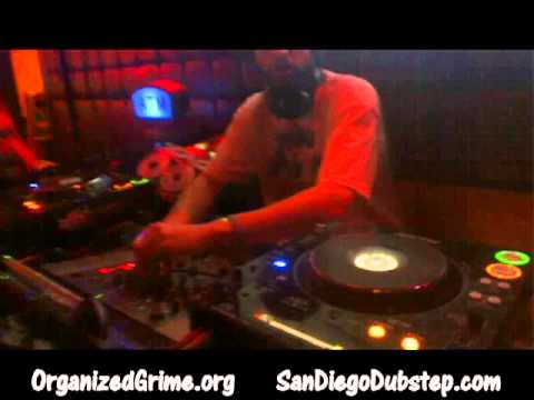 Dubstep Dj SQUAREWAVE at Organized Grime in San diego