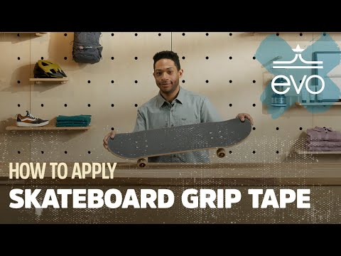 Part of a video titled How to Apply Grip Tape to a Skateboard Like a Pro - YouTube